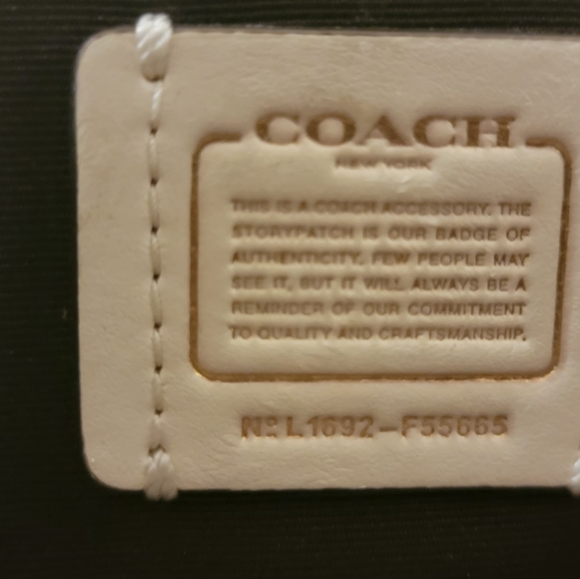 Coach Blake Carryall ivory with matching wallet - Picture 6 of 6